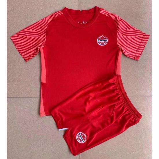 Men Canada 2022 FIFA Soccer Jersey Red