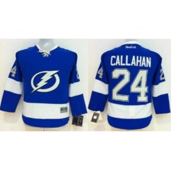 Women Tampa Bay Lightning #24 Ryan Callahan Blue NHL Jersey