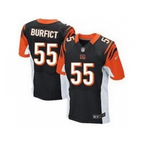 Nike Cincinnati Bengals 55 Vontaze Burfict Black Elite NFL Jersey