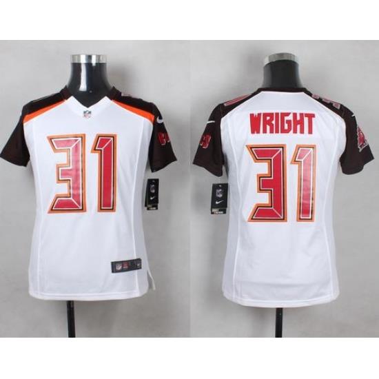 Nike Buccaneers #31 Major Wright White Youth Stitched NFL New Elite Jersey