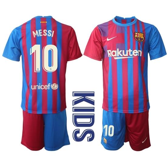 Kids Barcelona Soccer Jerseys 055