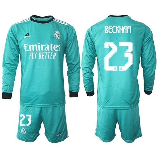 Men Real Madrid Long Sleeve Soccer Jerseys 501