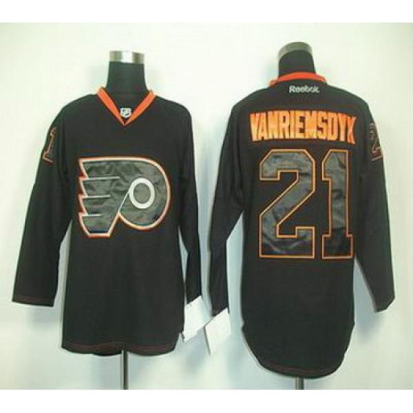 Philadelphia Flyers #21 James van Riemsdyk black jersey
