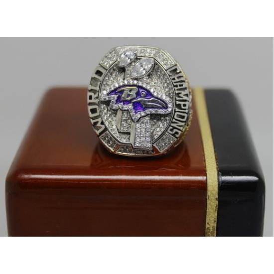 2012 NFL Super Bowl XLVII Baltimore Ravens Championship Ring