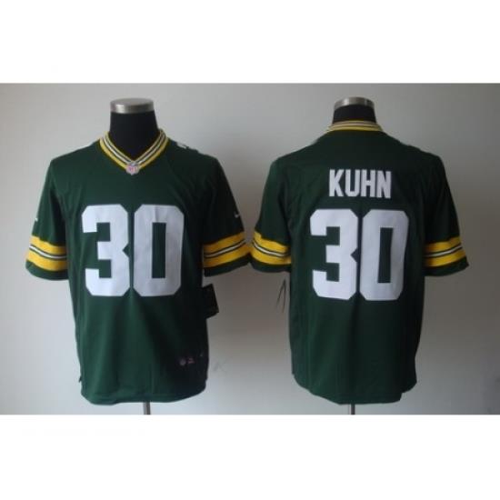 Nike Green Bay Packers 30 John Kuhn Green Game NFL Jersey