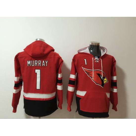 Men Nike Arizona Cardinals Kyler Murray 1 NFL Winter Thick Hoodie
