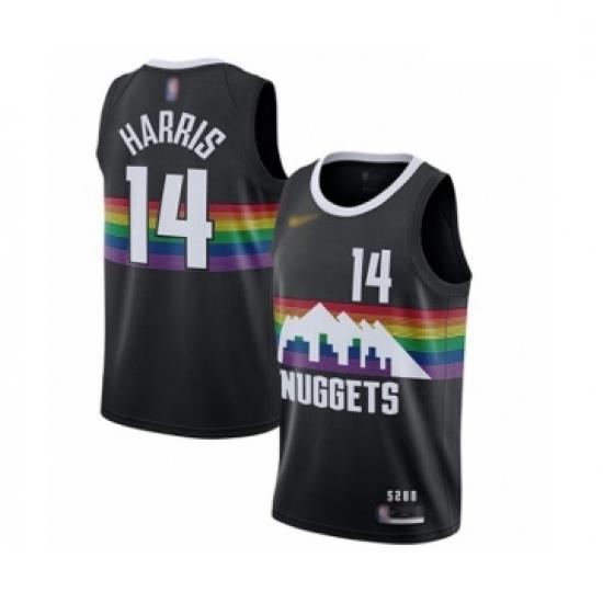 Youth Denver Nuggets #14 Gary Harris Swingman Black Basketball Jersey - 2019 20 City Edition