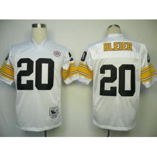 Pittsburgh Steelers 20 BLEIER White Throwback