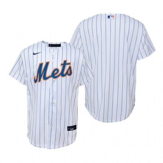 Mens Nike NeW York Mets Blank White Home Stitched Baseball Jersey