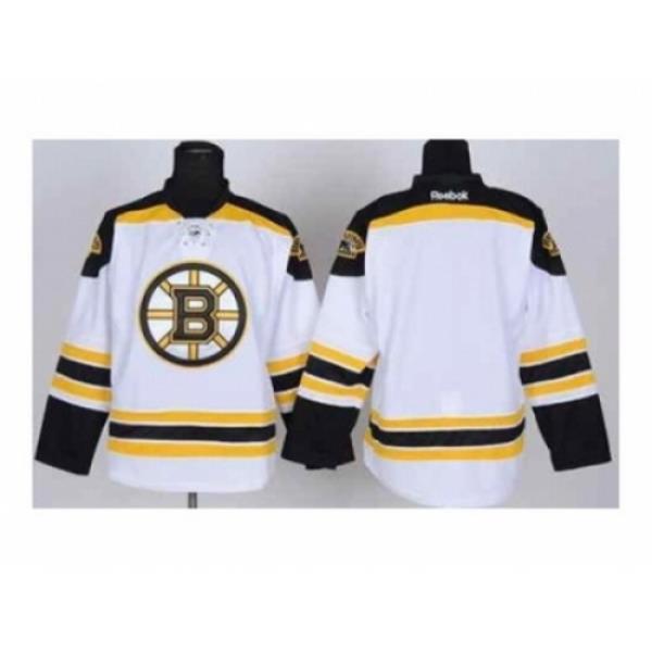NHL Jerseys Boston Bruins Blank White Jerseys