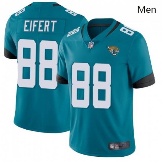 Men Nike Jaguars 88 Tyler Eifert Vapor Untouchable Limited Jersey Teal