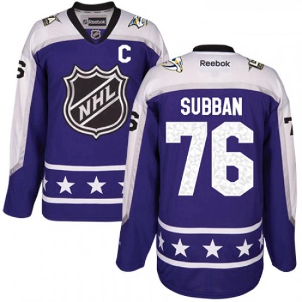 Youth Adidas Nashville Predators 76 PK Subban Authentic Black 2018 All Star Central Division NHL Jersey