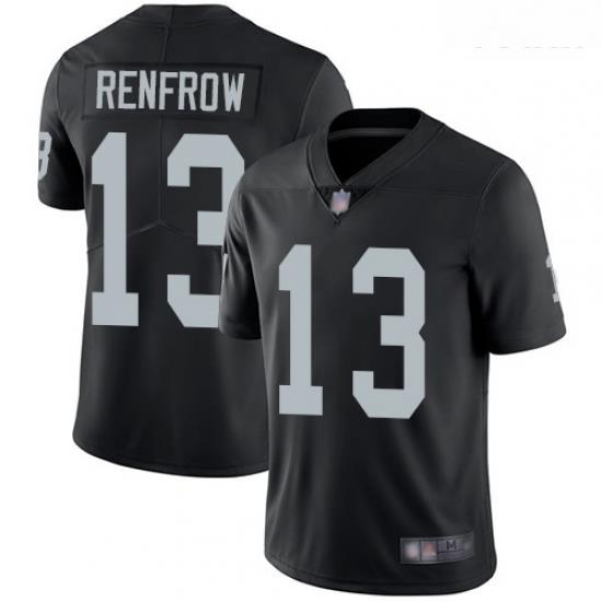 Raiders #13 Hunter Renfrow Black Team Color Youth Stitched Football Vapor Untouchable Limited Jersey