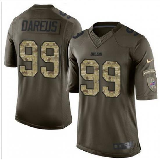 Nike Buffalo Bills #99 Marcell Dareus Green Men 27s Stitched NFL Limited Salute To Service Jersey
