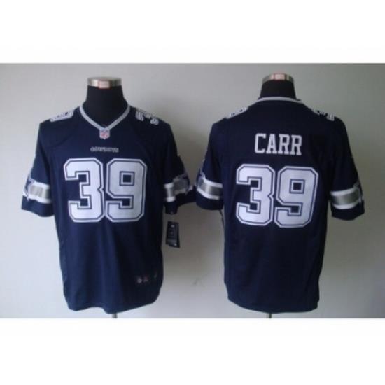 Nike Dallas Cowboys 39 Brandon Carr blue Game NFL Jersey