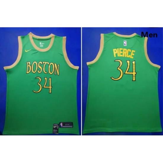 Celtics 34 Paul Pierce Green 2019 20 City Edition Swingman Jersey