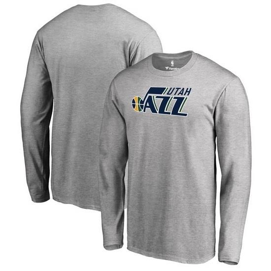 Utah Jazz Men Long T Shirt 002