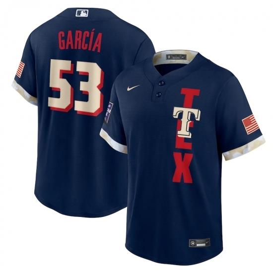 Men's Texas Rangers #53 Adolis Garc