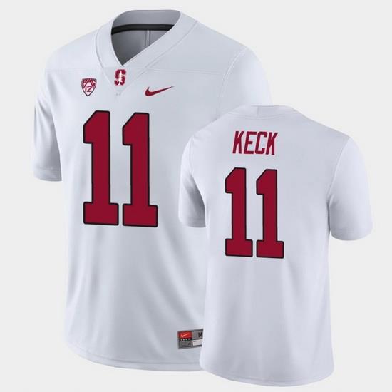 Men Stanford Cardinal Thunder Keck Game White College Football Jersey
