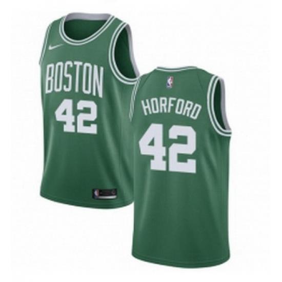 Youth Nike Boston Celtics 42 Al Horford Swingman GreenWhite No Road NBA Jersey Icon Edition