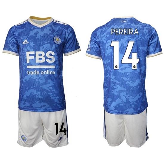 Men Leicester City Soccer Jersey 014