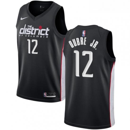 Womens Nike Washington Wizards 12 Kelly Oubre Jr Swingman Black NBA Jersey City Editionn