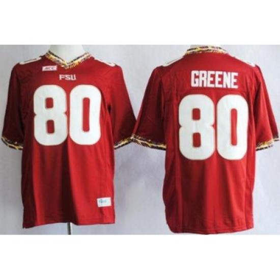 Florida State Seminoles FSU 80 Rashad Greene Red NCAA Jerseys