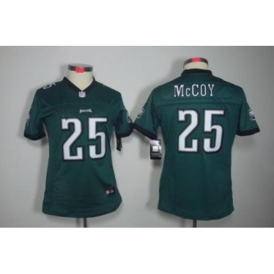 Women Nike Philadelphia Eagles #25 LeSean McCoy Green Color Limited Jerseys