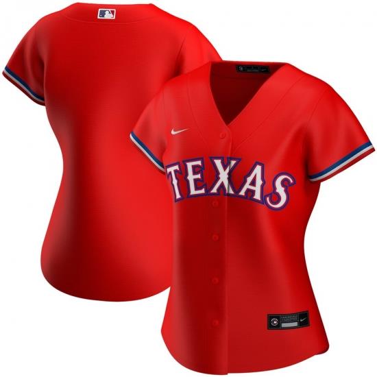 Texas NeW York Rangers Nike Women Alternate 2020 MLB Team Jersey Red