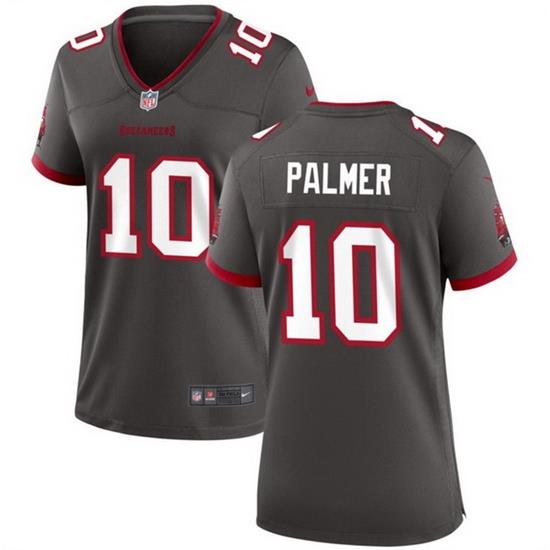 Women Tampa Bay Buccanee 10 Trey Palmer Grey 2023 Stitched Jersey  Run Small