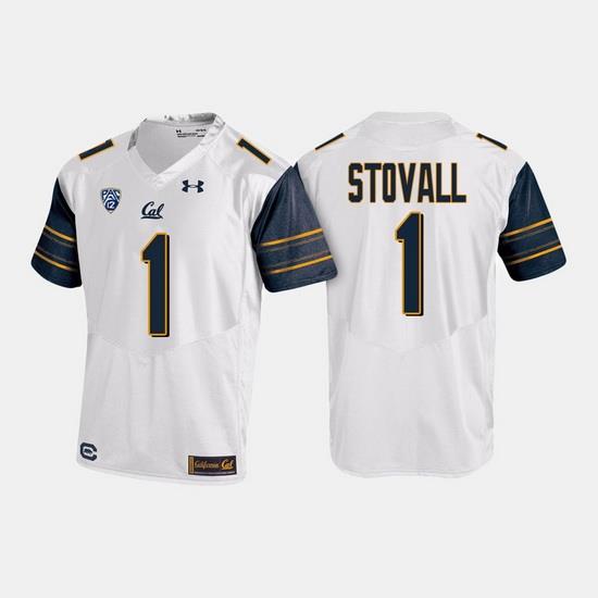 California Golden Bears Melquise Stovall College Football White Jersey