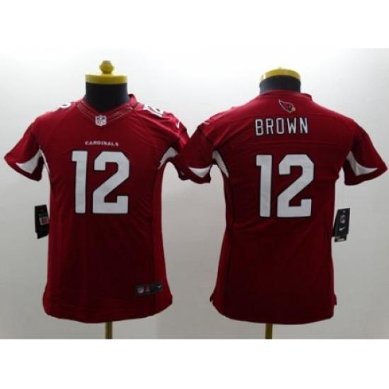 Youth Nike Arizona Cardinals #12 John Brown Red Limited Jersey