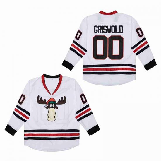 Blackhawks 00 Clark Griswold white Authentic Stitched Jerseys 3