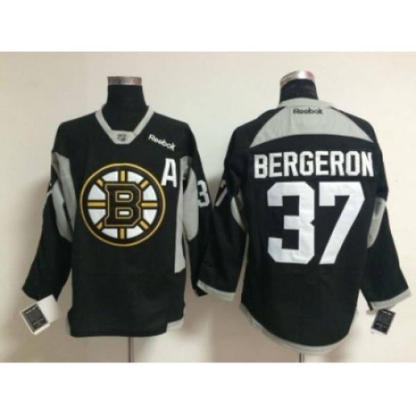 NHL Boston Bruins #37 Patrice Bergeron black jerseys