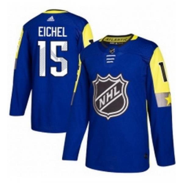 Youth Adidas Buffalo Sabres 15 Jack Eichel Authentic Royal Blue 2018 All Star Atlantic Division NHL Jersey