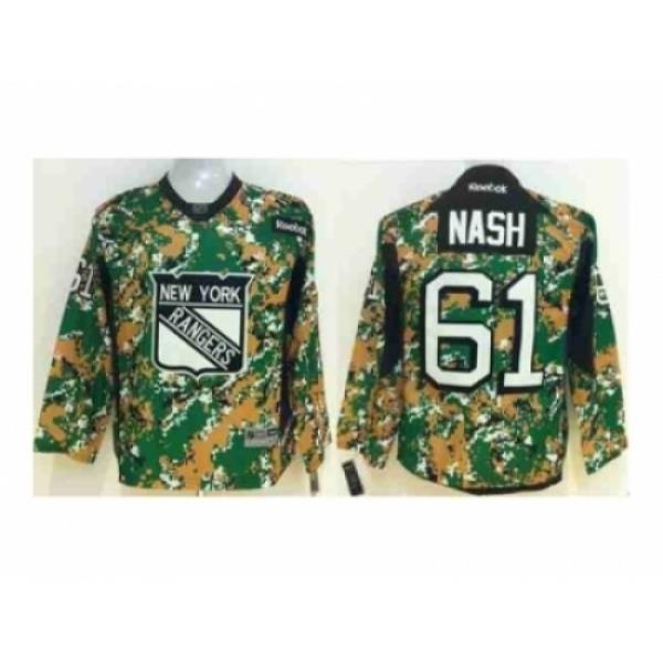 Youth NHL Jerseys New York Rangers #61 Nash camo