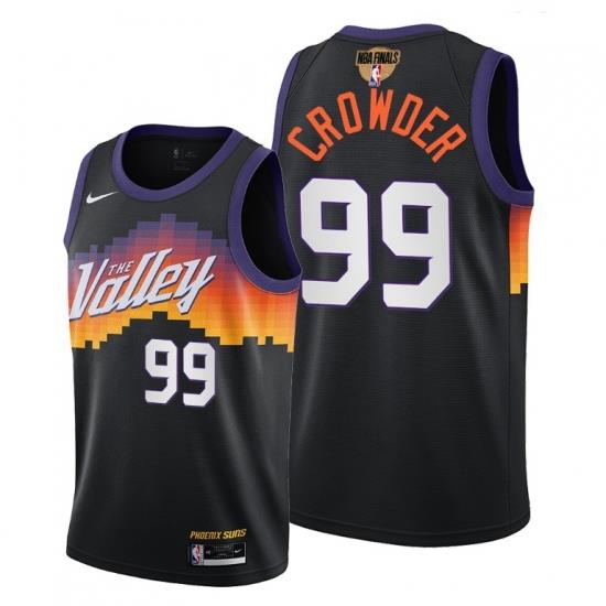 suns jae crowder black 2021 nba finals bound city edition jersey