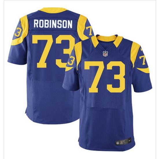 Nike Rams #73 Greg Robinson Royal Blue Alternate Mens Stitched NFL Elite Jersey