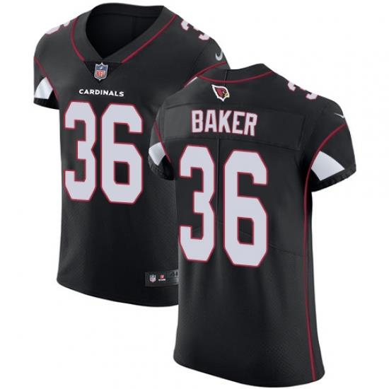 Nike Cardinals #36 Budda Baker Black Alternate Mens Stitched NFL Vapor Untouchable Elite Jersey