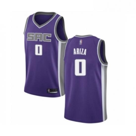 Youth Sacramento Kings 0 Trevor Ariza Swingman Purple Basketball Jersey Icon Edition