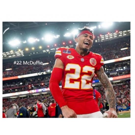 Men Limited Men's McDuffie #22 Football Kansas City Chiefs Super Bowl  Jersey