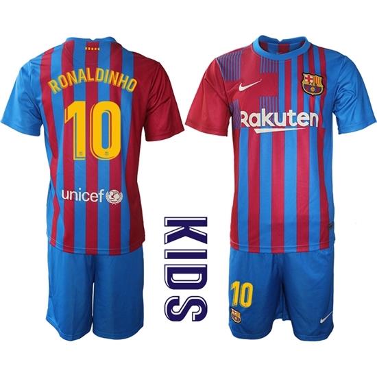 Kids Barcelona Soccer Jerseys 071