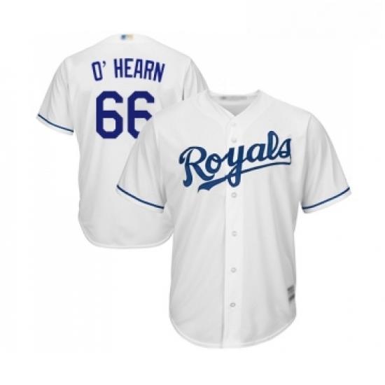Youth Kansas City Royals 66 Ryan O Hearn Replica White Home Cool Base Baseball Jersey