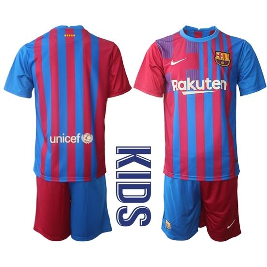 Kids Barcelona Soccer Jerseys 065