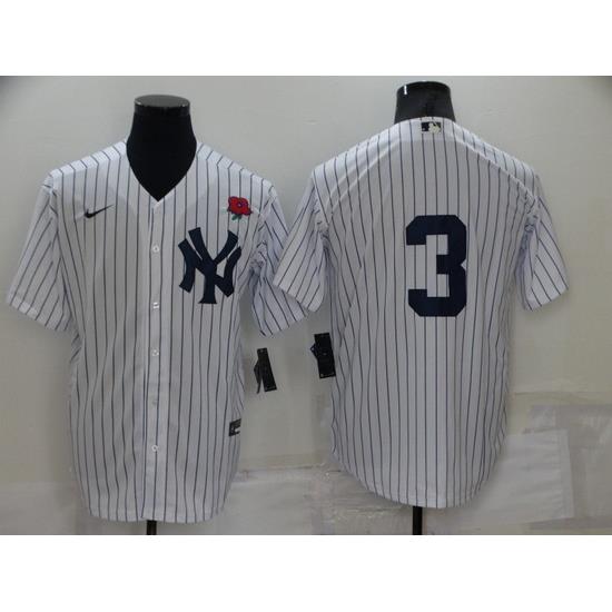Men NeW York Yankees 3 Babe Ruth White Cool Base Stitched Baseball Jerseys