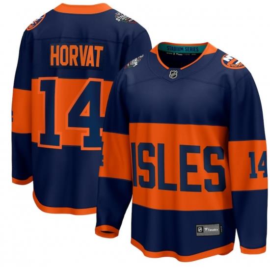 Men's New York Islanders Bo Horvat Fanatics Branded Navy 2024 NHL Stadium Series Breakaway Player Jersey