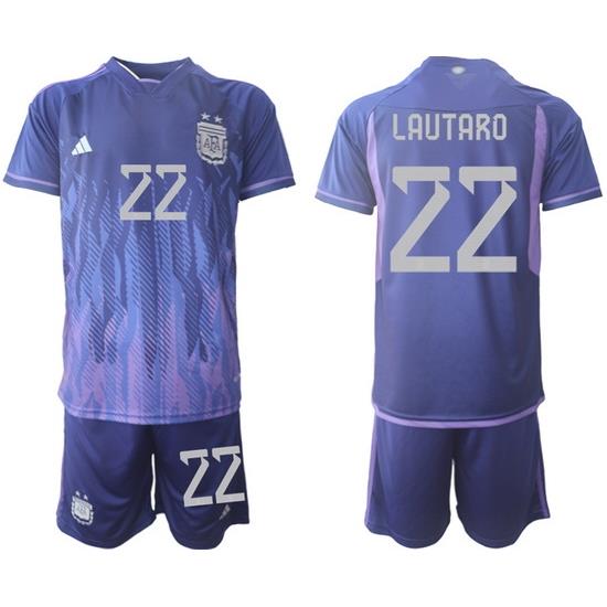 Men FIFA 2022 Argentina Soccer Jersey 003