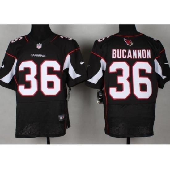 Nike Arizona Cardinals 36 Deone Bucannon Black Elite NFL Jersey