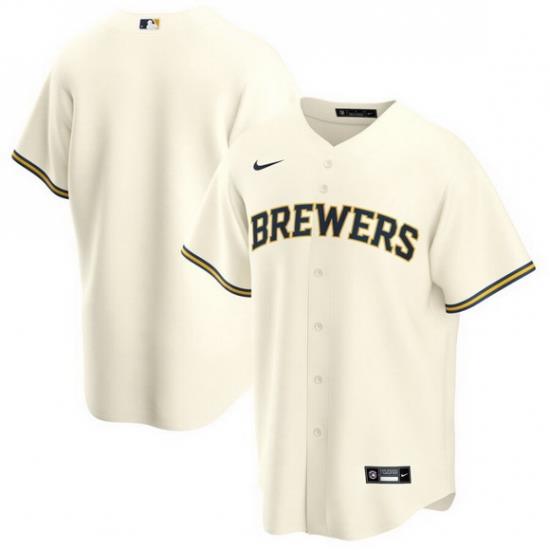 Men MilWaukee BreWers Nike White Blank Jersey