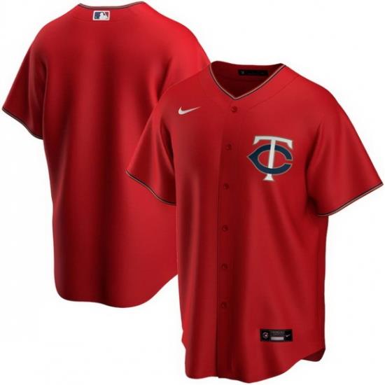 Men Minnesota TWins Nike Red Blank Jersey
